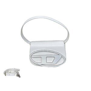 Diesel White Brand Logo Shoulder Bag
